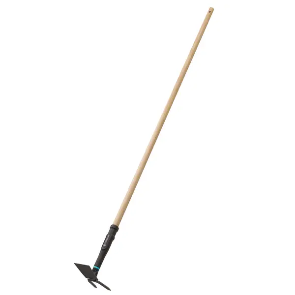 Serfouette PureLine - 7,5 cm - Lame droite + 2 dents - Manche bois FSC 100 % - GARDENA