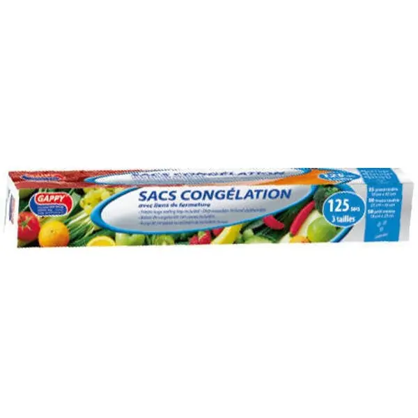 Sac Congelation 3 Tailles Assorties - GAPPY