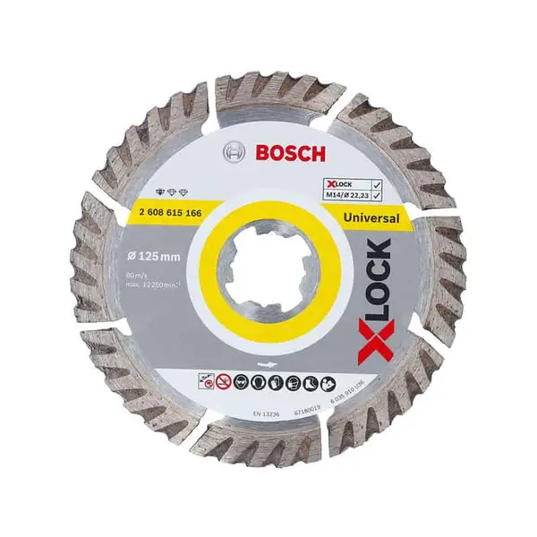 BOSCH Disque à tronçonner diamanté X-Lock Standard Universel 125mm