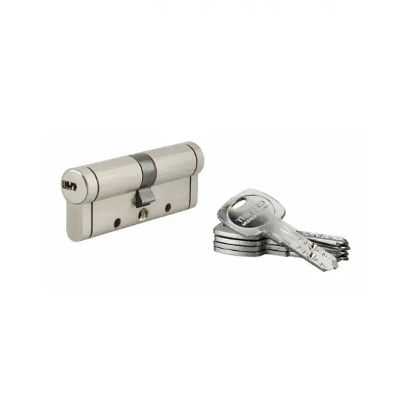 Cylindre de serrure Trafic 12, 40x40mm, nickel, anti-arrachement, anti-perçage, anti-casse, 5 clés - THIRARD