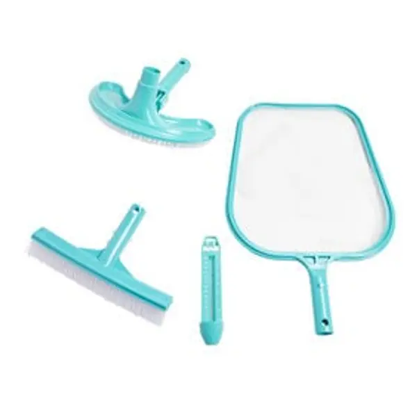 Kit 4 accessoires de nettoyage piscine
