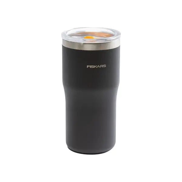 Mug isotherme - On the Go 0,5 L noir - boissons chaudes et froides - FISKARS