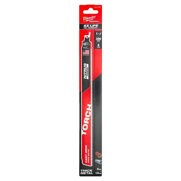 Lame De Scie Sabre Carbure Metal Tct Torch Nitrus Milwaukee