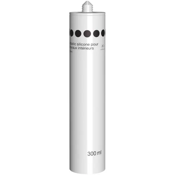 Mastic silicone 300 ML translucide - cartouche