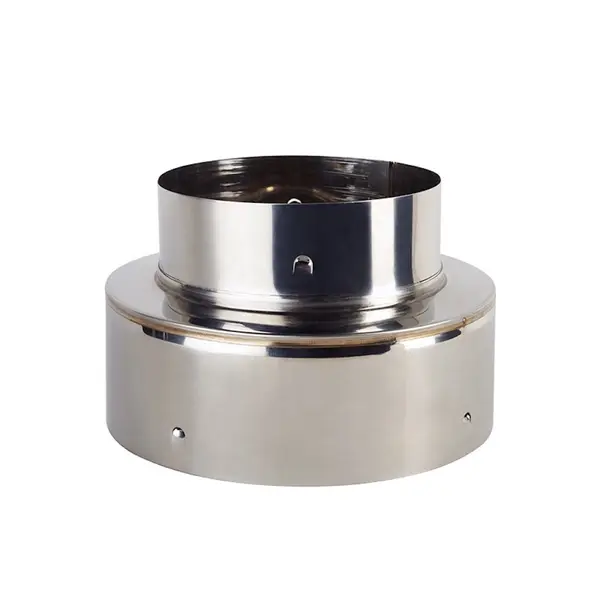 Embout de finition haute/basse - pour conduit flexible isolé Ø100/166 mm - finition galva - Joncoux