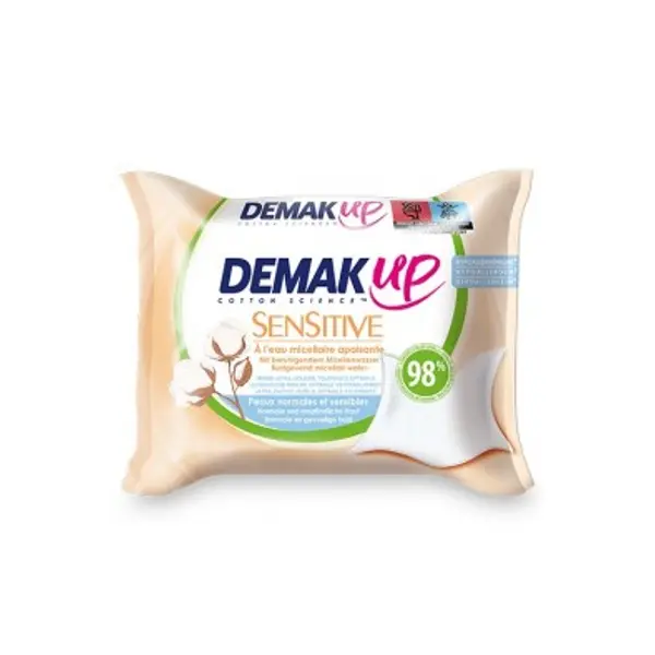 Lingettes démaquillantes sensitive - DEMAKUP