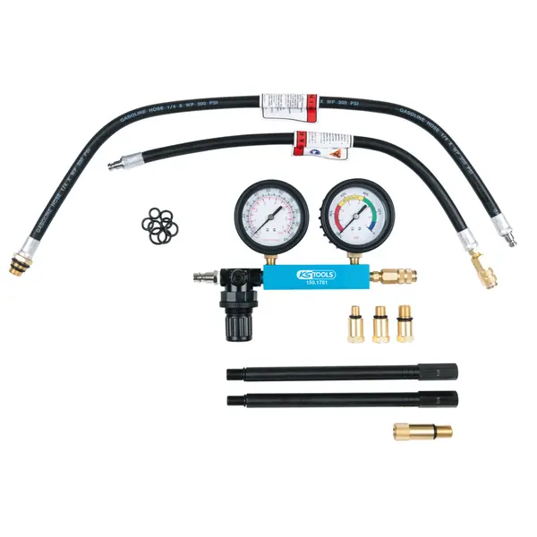 Coffret testeur de perte de pression de cylindre, 9 pièces