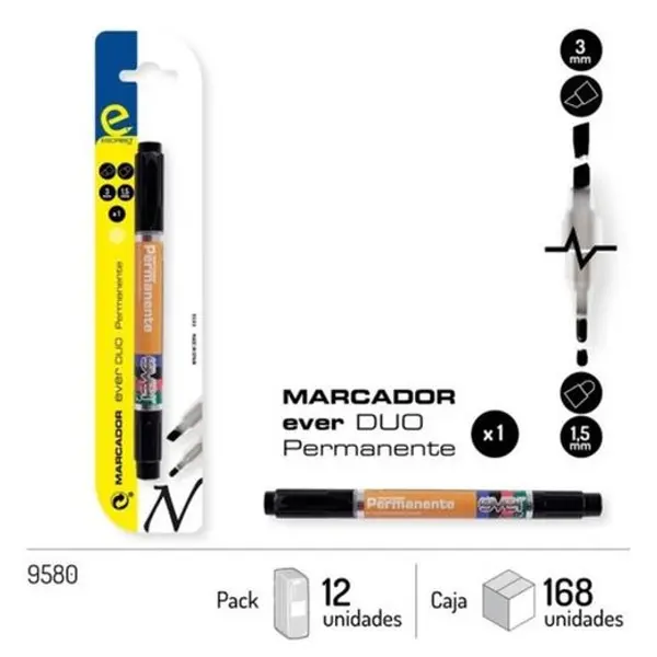 Rotuladores Marcacion Duo 1,5mm-3mm 9580