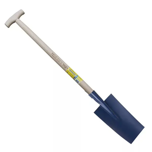 Louchet Senlis peint 30 cm - manche béquille fraisée 80 cm - PERRIN