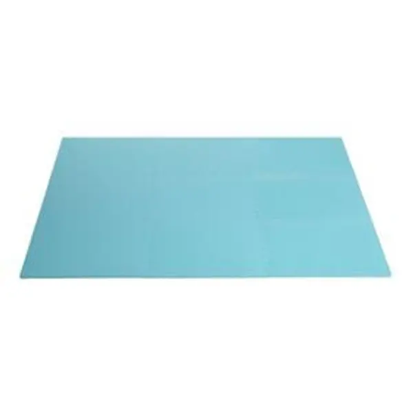 Dalle de protection piscine et spa mousse bleu turquoise 50x50cm x9