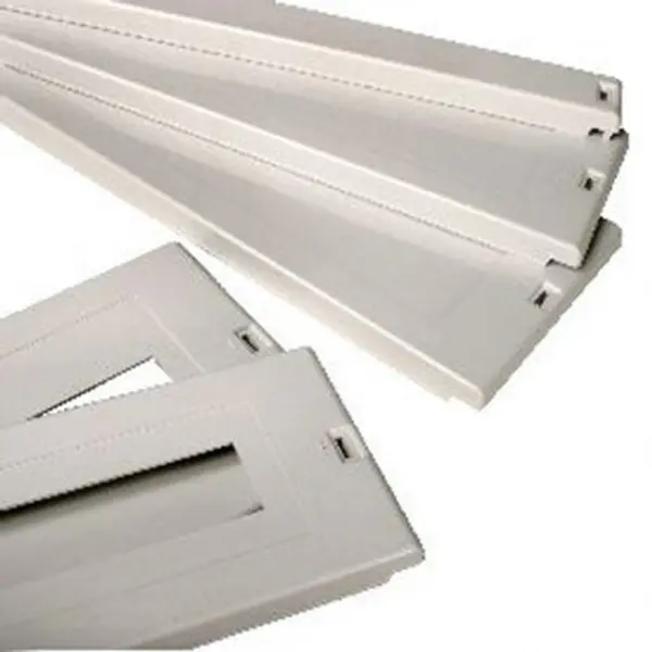 TC150 IDE Plastron plein fixe plastique 150mm - compatible coffret Atlantic IDE et Atlantic Plus
