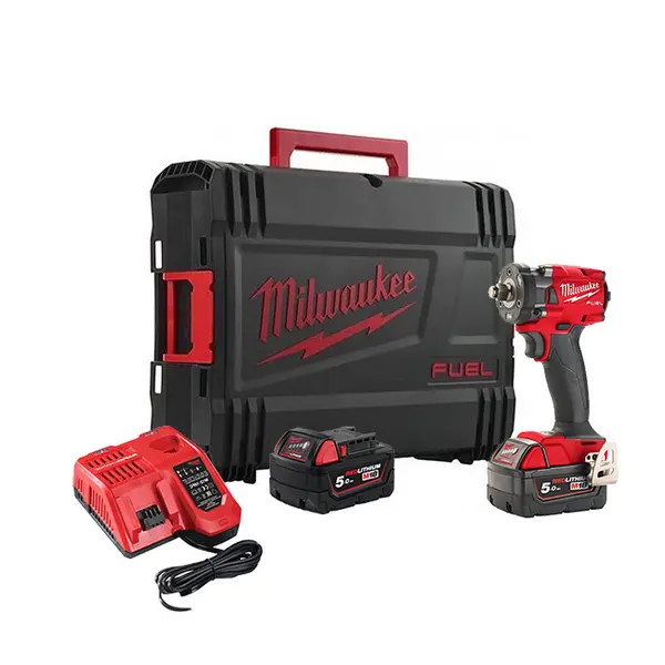 MILWAUKEE Boulonneuse 339Nm 1/2'' 5Ah M18 FIW2F12-502X - 4933478444