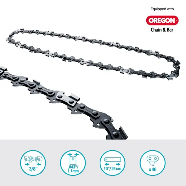 Chaîne de tronçonneuse - Oregon® 3/8” - 1,1 mm - 25 cm - 40 maillons - GARDENA