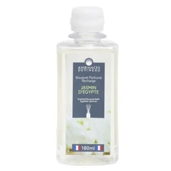 Recharge bouquet parfumé Ambiances Devineau jasmin d'Égypte 180ml