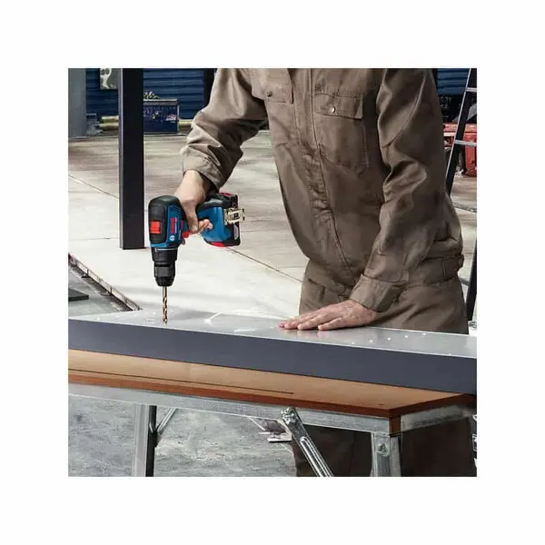 BOSCH Perceuse visseuse à percussion 18 V 4 Ah - GSB18V-55 - 06019H5300
