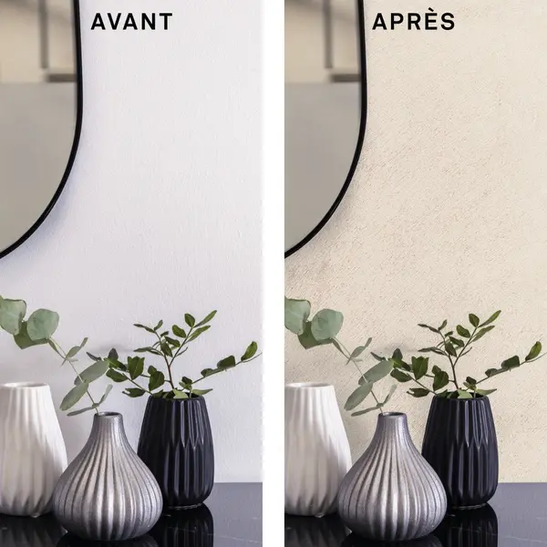 Peinture à effet, Sable precieux MAISON DECO, quartz brun, sablé, 2l - MAISON DECO
