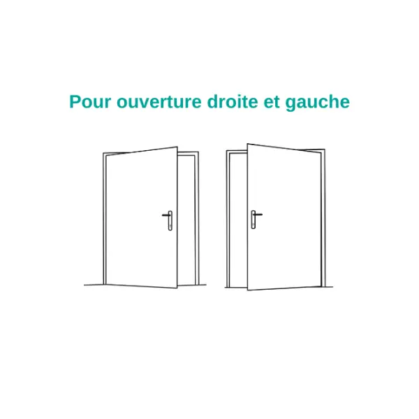 Verrou à bouton Design 5 pour porte d'entrée, cylindre 40mm, acier, 3 clés, bronze - THIRARD