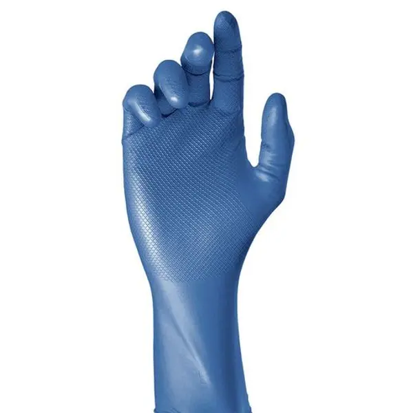 580BL Guante Desech. Nitrilo Azul 50 Und T/9