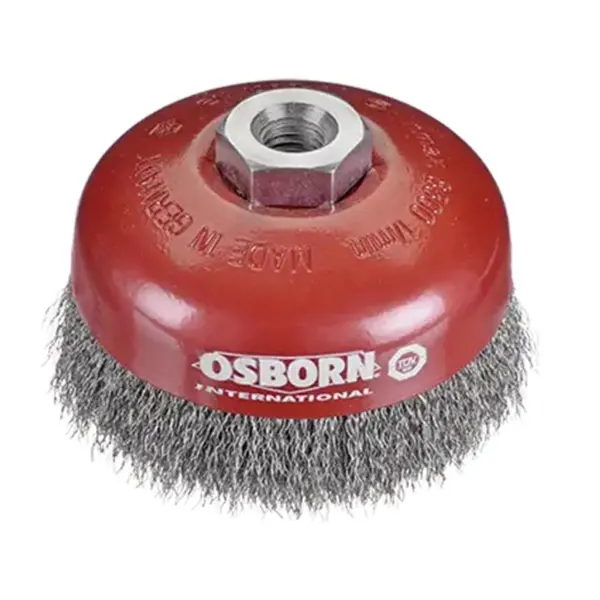Brosse coupe D125mm M14 acier ondulé Osborn