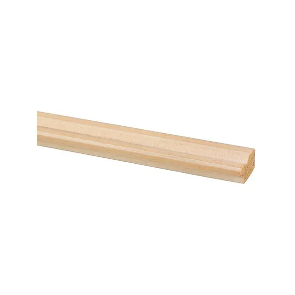Moulure pour encadrement en marupa clair 240 x 2,1 x 1,3 cm