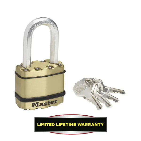 Cadenas à clé acier laminé, MASTER LOCK, l.45 mm - MASTER LOCK