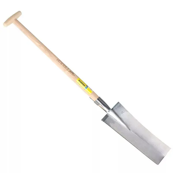 Louchet terrassier à anneau - Emmanché BT 80 - Fer 40 cm - PERRIN