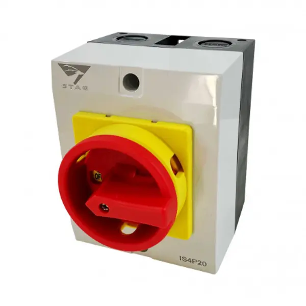 IS4P20 Coffret de coupure de proximité tétrapolaire 4P 20A - Étanche IP65 - Sectionneur cadenassable