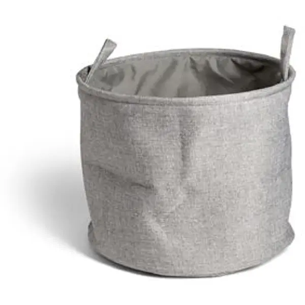Panier de rangement pour bûches ou pellets Ø38xH32cm