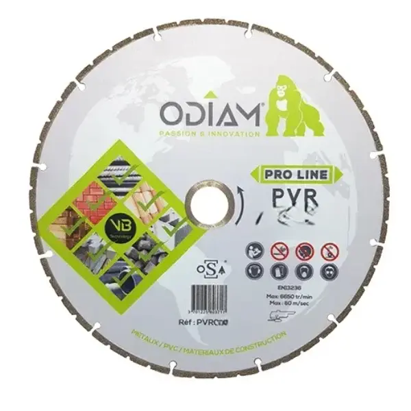 Disque à tronçonner diamant - PVR