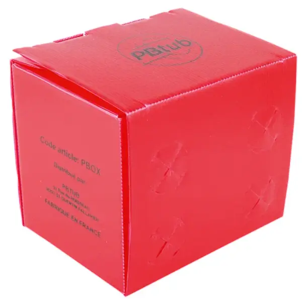 BOITE DE RESERVATION ROUGE 20x15x17 - Ø 40 mm