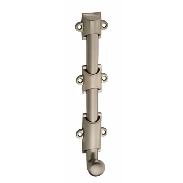 Verrou à plaquer pour fenêtre, à coulisse, 200mm, nickel satin - THIRARD