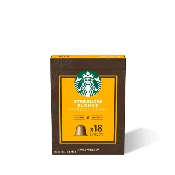 Capsules compatible Nespresso Blonde Espresso Roast 18 capsules