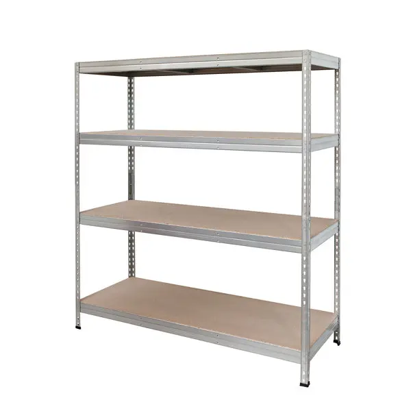 Étagère garage bois/métal Hecta 4 tablettes - H.180 x l.166 x P.60 cm
