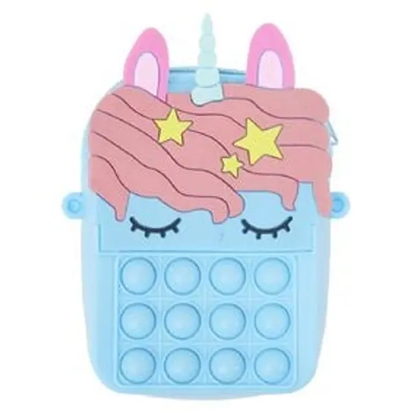 Sacoche licorne multicolore