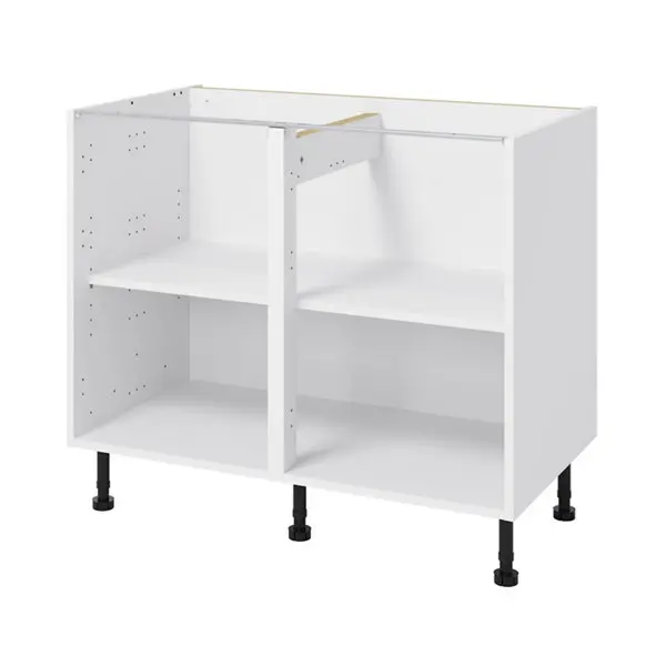 Caisson bas blanc - L. 100 x H. 87 x P. 57cm