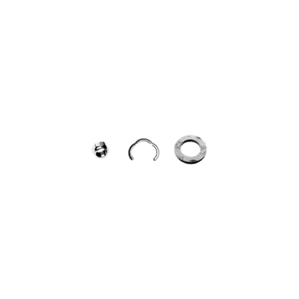 ENSEMBLE RACCORD LAITON FEMELLE + DEMI-BAGUE FENDUE + JOINT
