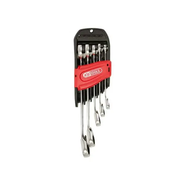 KS TOOLS Jeu de 5 clés mixtes à cliquet DUO GEAR® - 503.5905