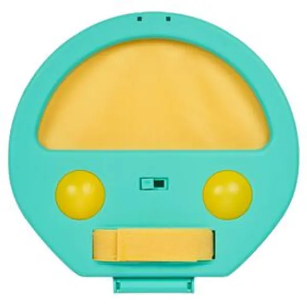 Jeu lance et attrape balle plastique vert Ø19,5cm