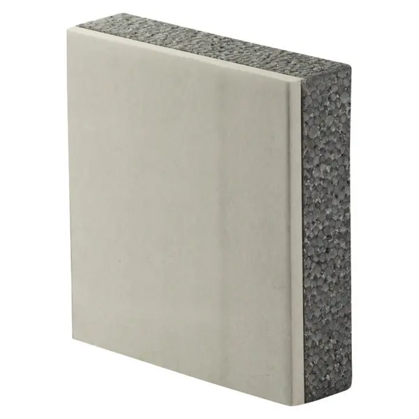 Doublage plaque de plâtre + polystyrène TH 35 - L. 2,50 x l. 1,20 m x Ép. 9,5 + 40 mm