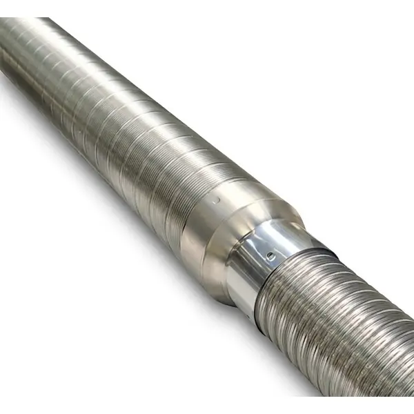 Conduit flexible isolé - Vela Slim - Ø130/166 mm - longueur 10 m - spécial poêle à bois - Joncoux