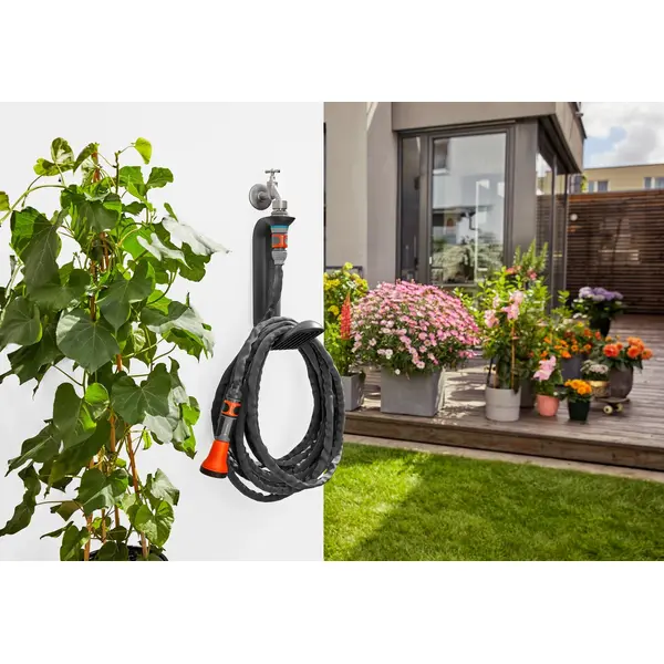 Support tuyau Liano™ TapFix pour robinets d'eau (G 1", G 3/4" et G 1/2") - GARDENA
