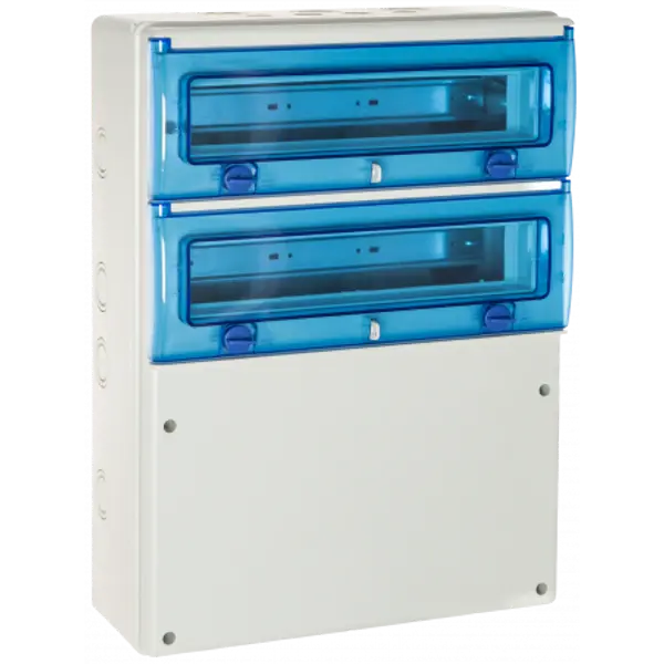 1332P Coffret pour prises de courant 2 rangées de 16 modules - Étanche IP65 - Solera Indubox