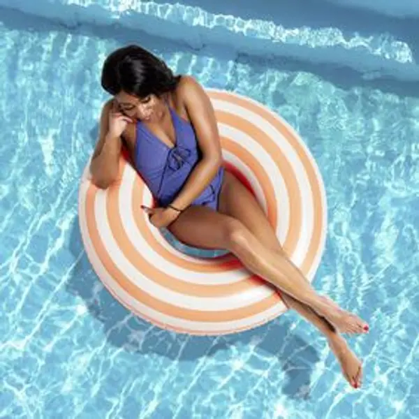 Bouée gonflable adulte à rayures Ø100cm - 3 modèles