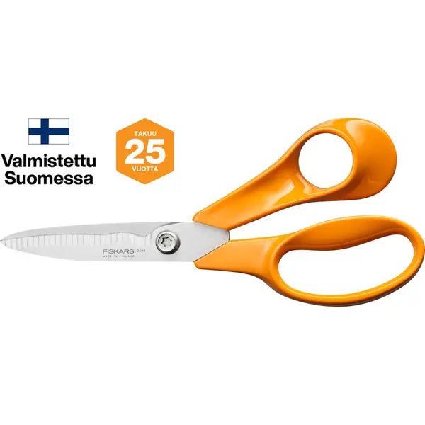 Ciseaux universels Fiskars Classic 18 cm – usage maison et bureau - FISKARS