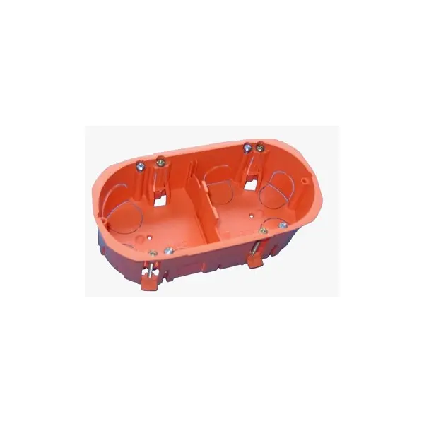 Boite d'encastrement 2 postes diamètre 67mm entraxe 71mm profondeur 40mm - Capri - CAP731029
