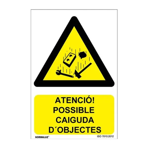 Señal Perill Possible Caiguda D'Objectes