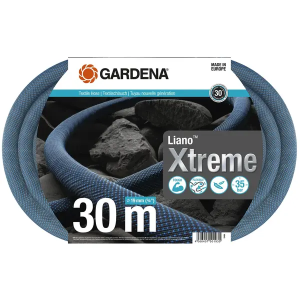 Tuyeu Liano™Xtreme 30m, Ø 19mm (3/4") - ultra résistant - GARDENA