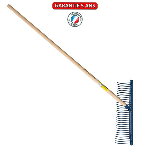 Râteau à gazon 32 dents emmanché - PERRIN