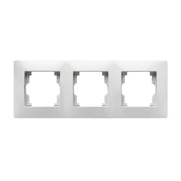 Marco Triple Serie Habitat 15 Blanco