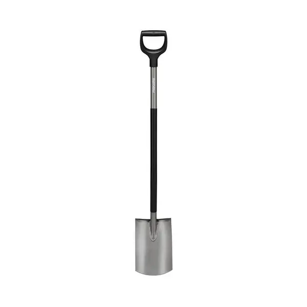 Bêche ronde Ergonomic (grise) - FISKARS